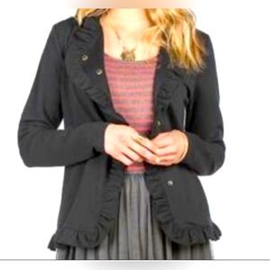 Matilda Jane Black Ruffle Jacket - large